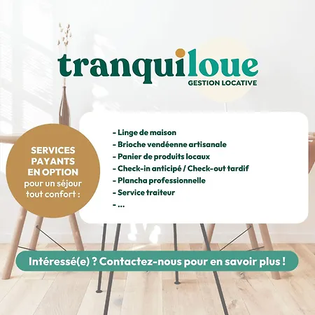 Vakantiehuis Tranquiloue - Charmante Maison 10min Du Puy Du Fou